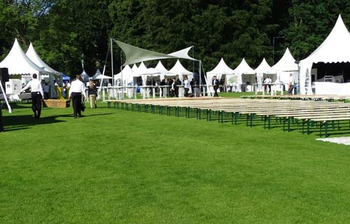 Sommerliches Ambiente im Schlosspark Bellevue