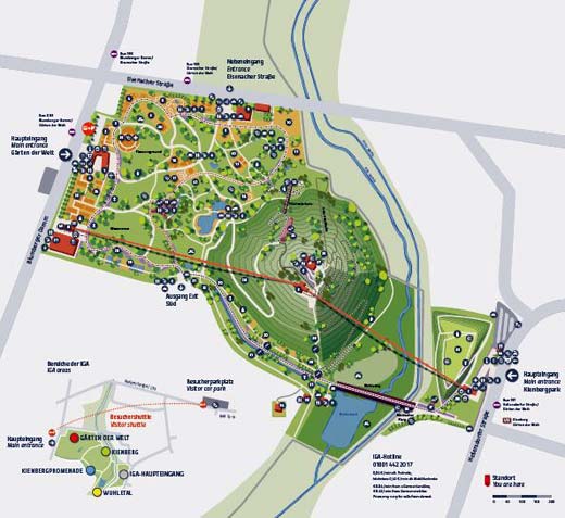 IGA-Geländeplan