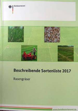 Sortenbeschreibung der Rasengräser durch Bundessortenamt, BSA.