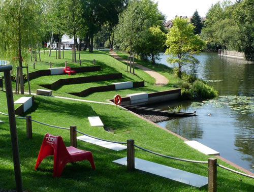 Vorsitzende der Deutschen Rasengeselslchaft e.V.Rasen als Gestaltungselement bei der BUGA 2015 Havelregion