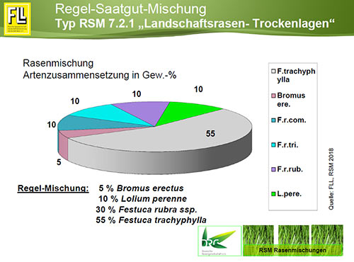 Typ RSM 7.2 "Landschaftsrasen-Trockenlagen"