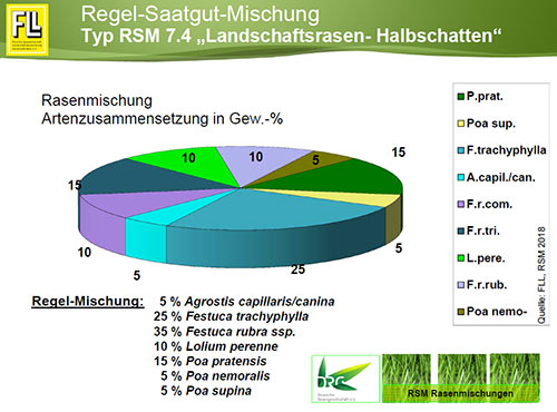 Typ RSM 7.4 "Landschaftsrasen-Halbschatten"