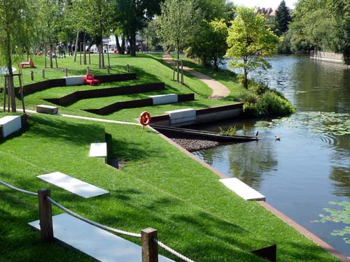 Uferweg zum BUGA-Gelände in Havelberg