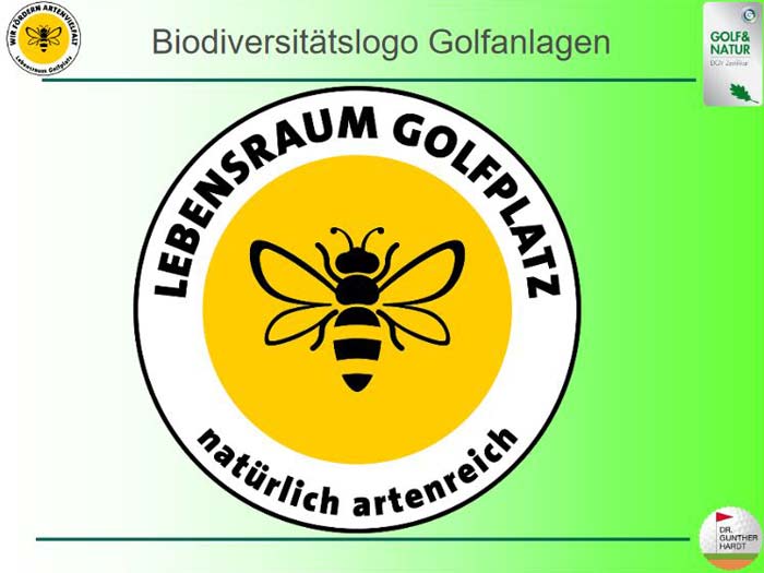 Logo zur Entwicklung der Biodiversitätsstrategie auf Golfanlagen